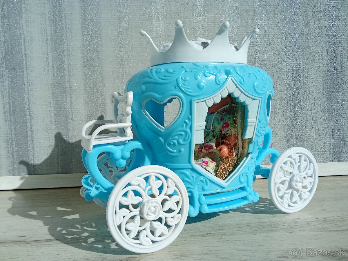 Malá princezná, koč, dva kone a doplnky - 7