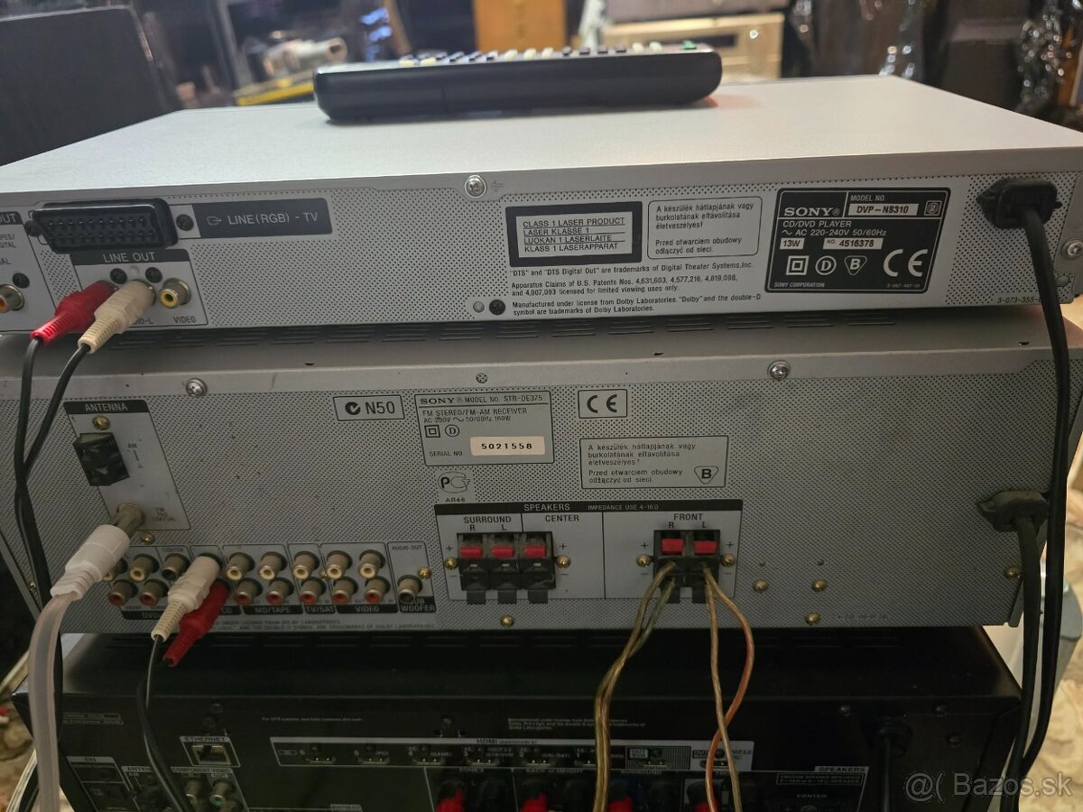 SONY STR-DE375 +DVP-NS310 set silver - 7