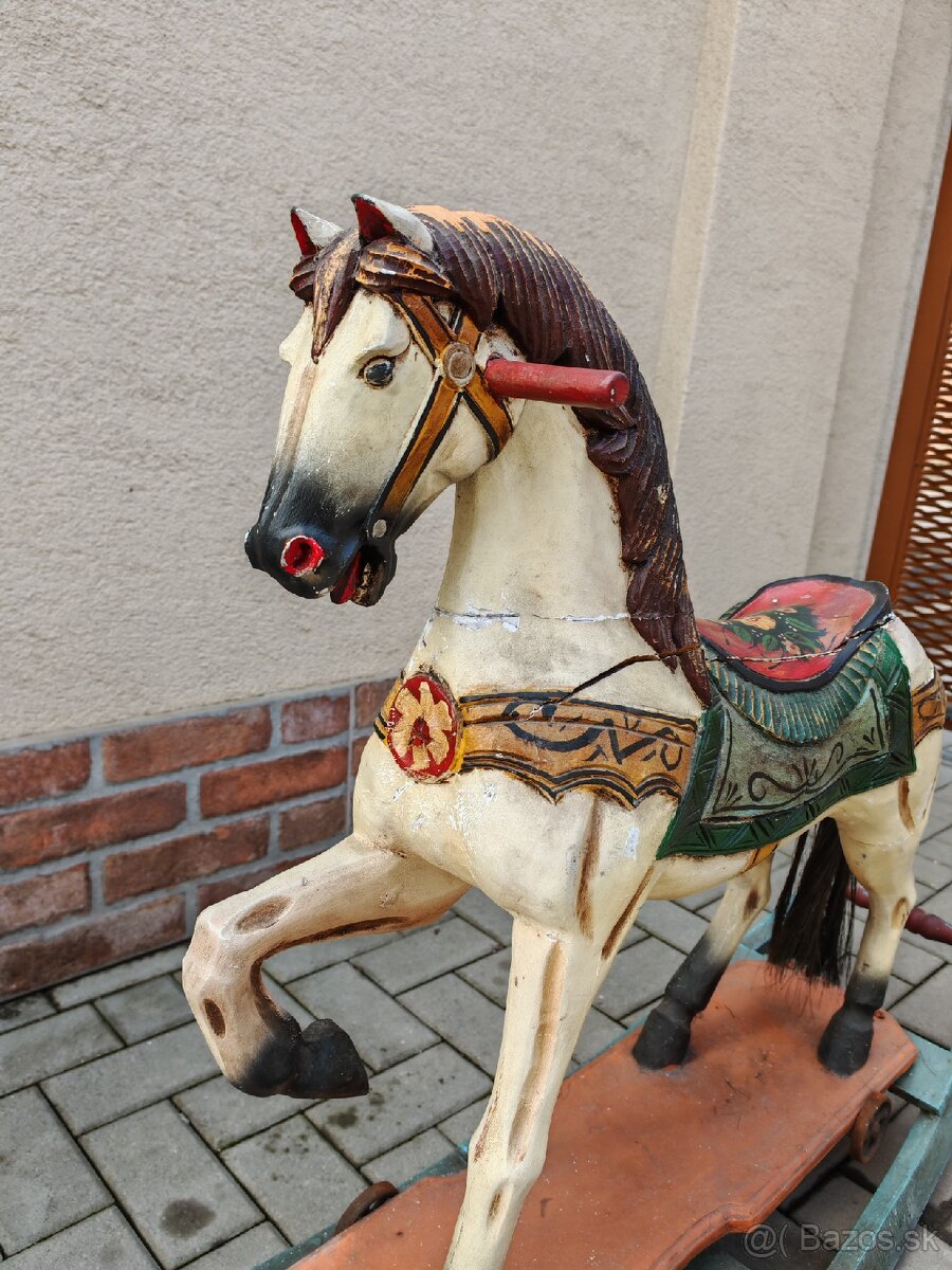Veľký drevený hupaci koník - 7