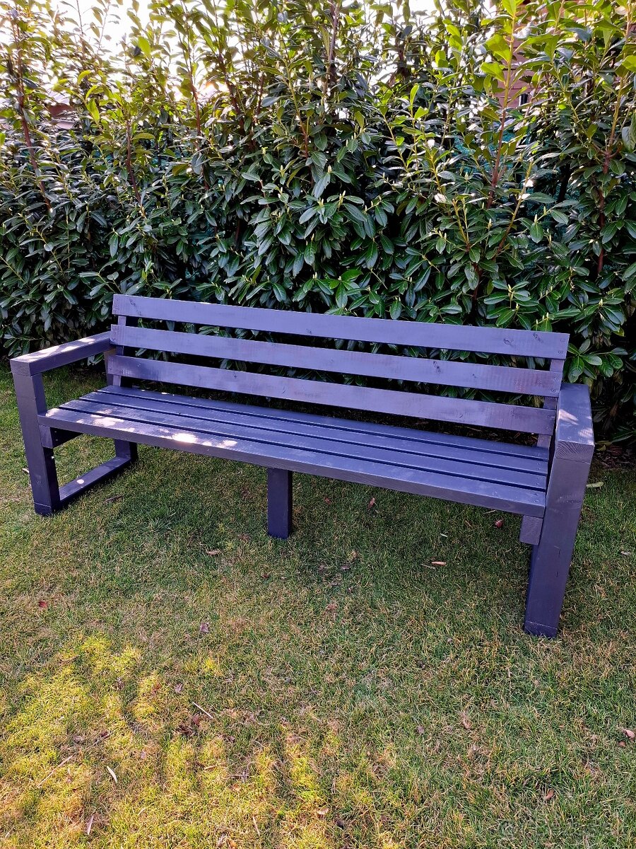 Velká záhradná lavička - 7