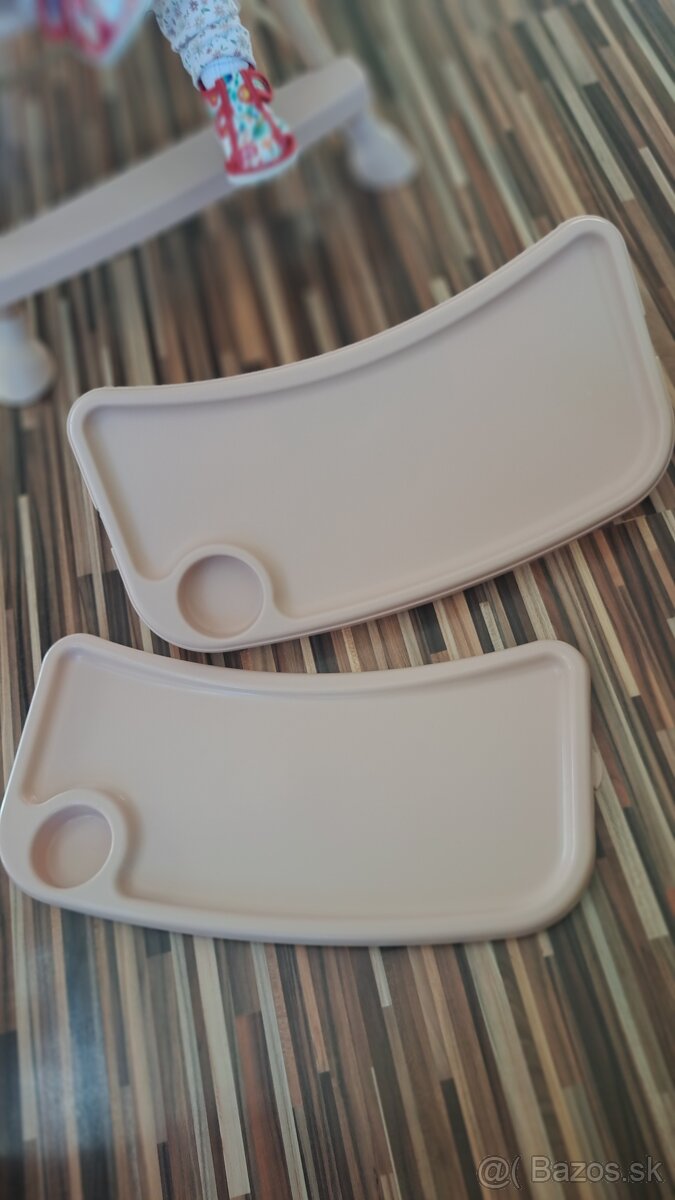 detská jedálenská stolicka ružová - 7