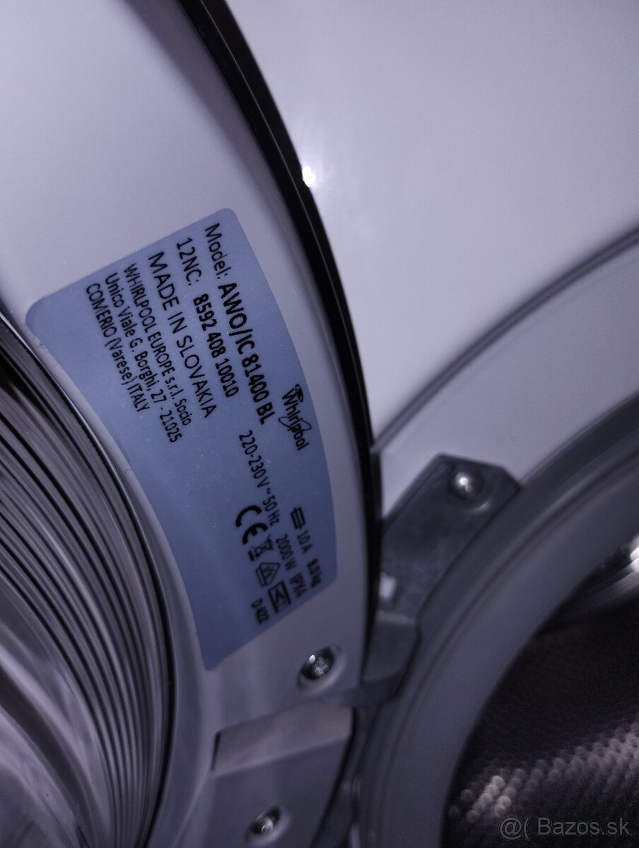 whirlpool awo/ic 81400 bl - 7