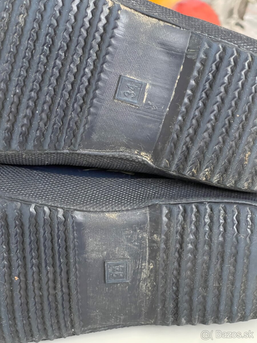 Zimné zateplené gumáky - 7