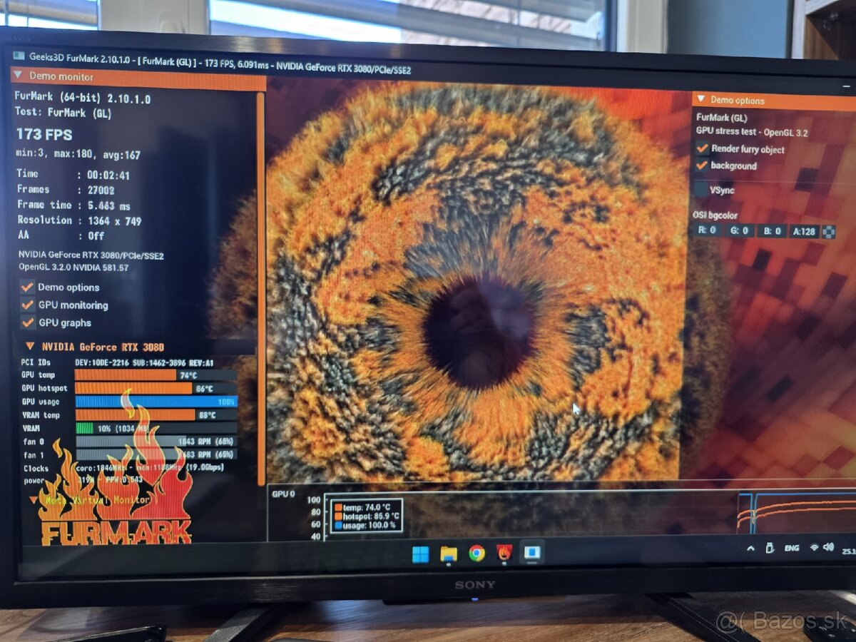 MSI Ventus 3X RTX3080 - 7