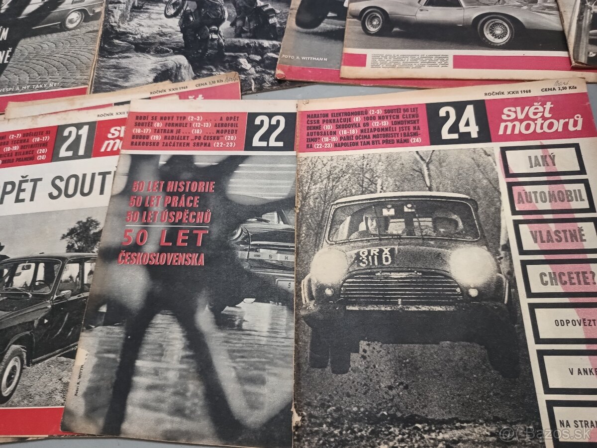 Svet motorú ročník 1968, 24 čísiel - 7