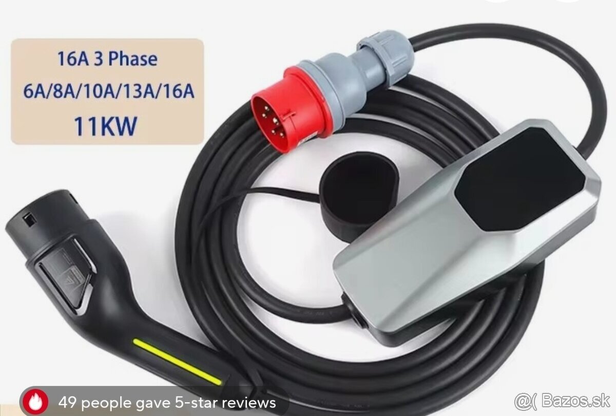 Nabijacka elektromobil 11kw 3f type2 4M - 7