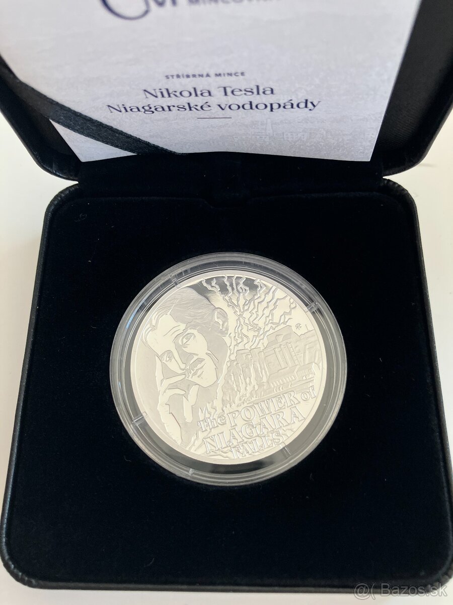 Sada strieborných mincí NIKOLA TESLA - 7