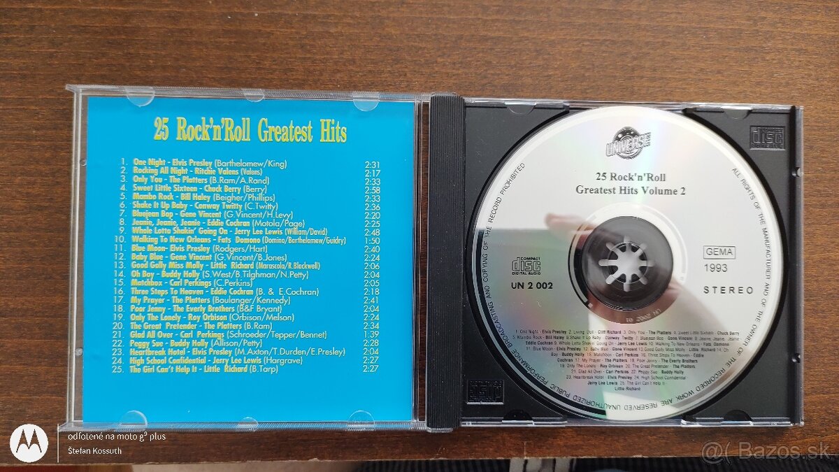 Predám CD výber 25 Rock'n Roll hits - part. 2, - 7