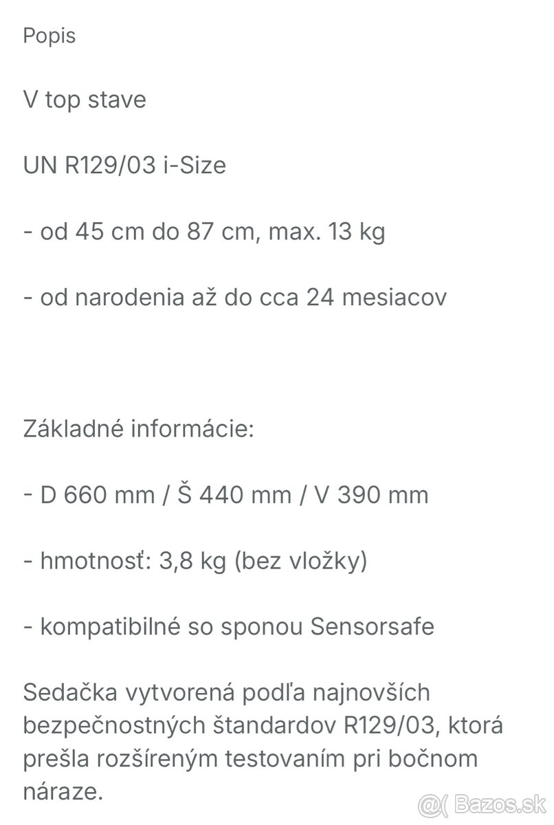 Cybex vajíčko a základňa - 7