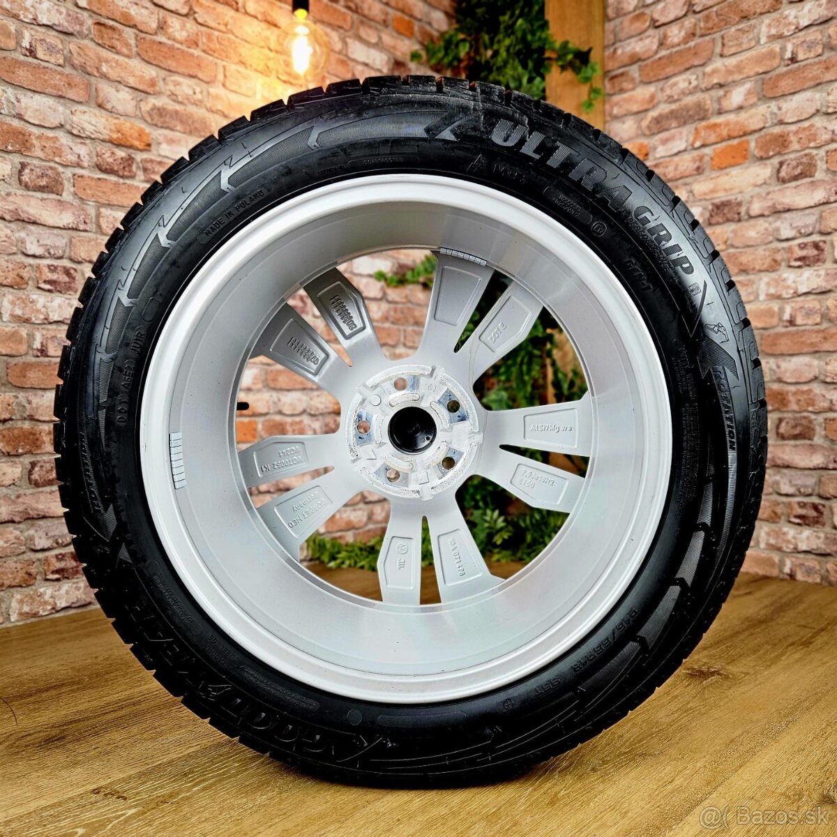 Alu R18 5x112 orig. VW ID.3 + zimné 215/55R18 TOP STAV - 7