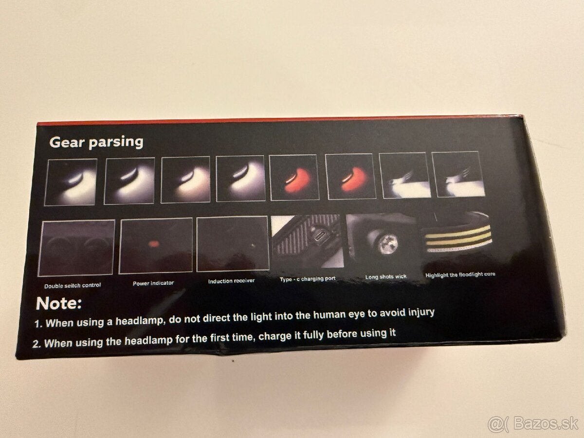 LED dualna nabijatelna celovka COB - 7