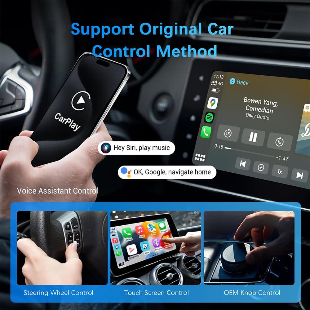 Bezdrôtový adaptér Mini Wireless CarPlay USB - 7