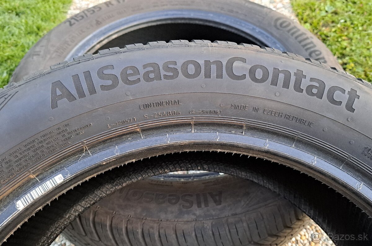 CELOROČNÉ GUMY 215/55 R17 - CONTINENTAL - 7