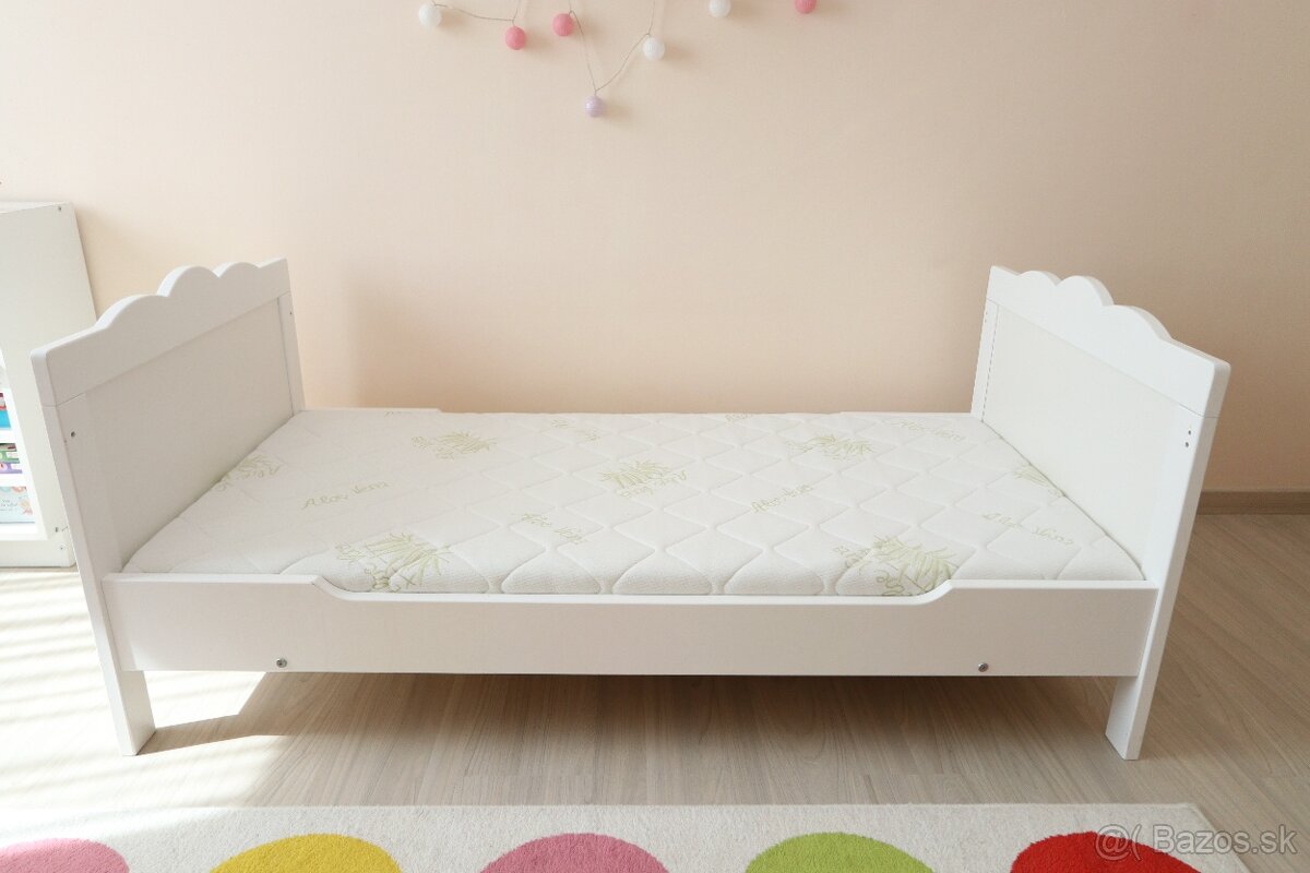2v1: Postieľka / detská posteľ Klups Marsell 140x70 - 7