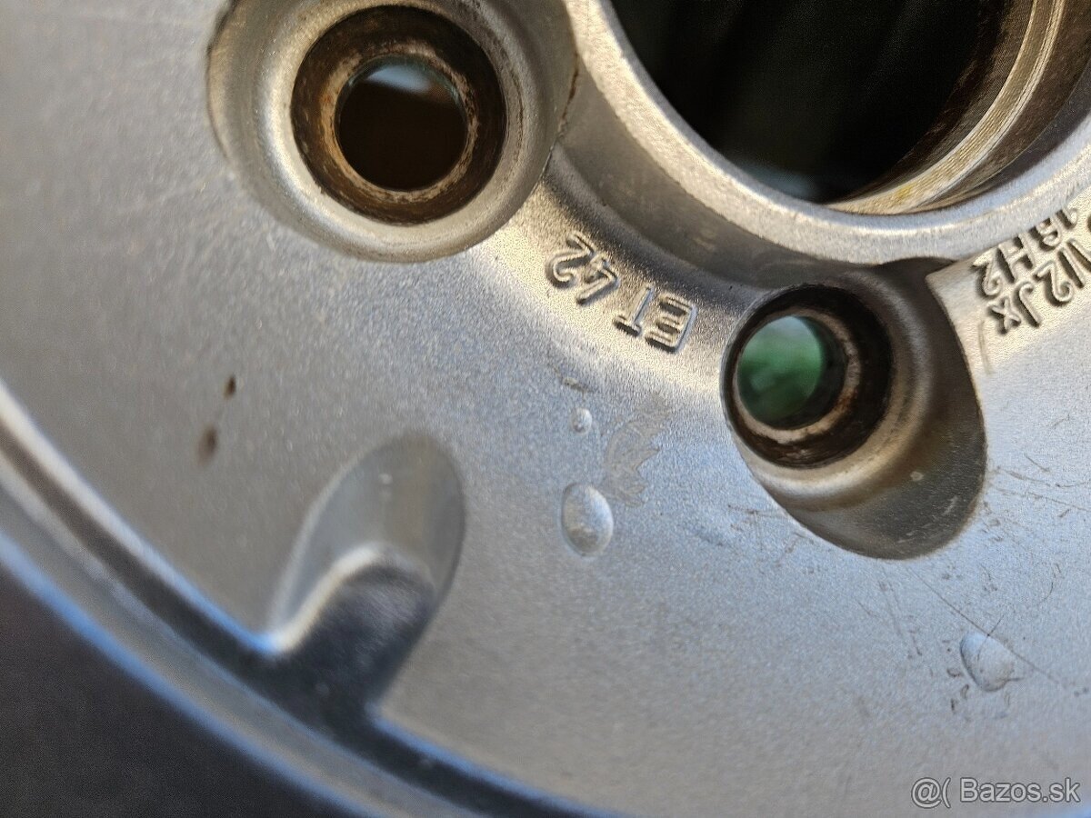 Originálne hliníkové disky VW - 5x100 r16 - 7