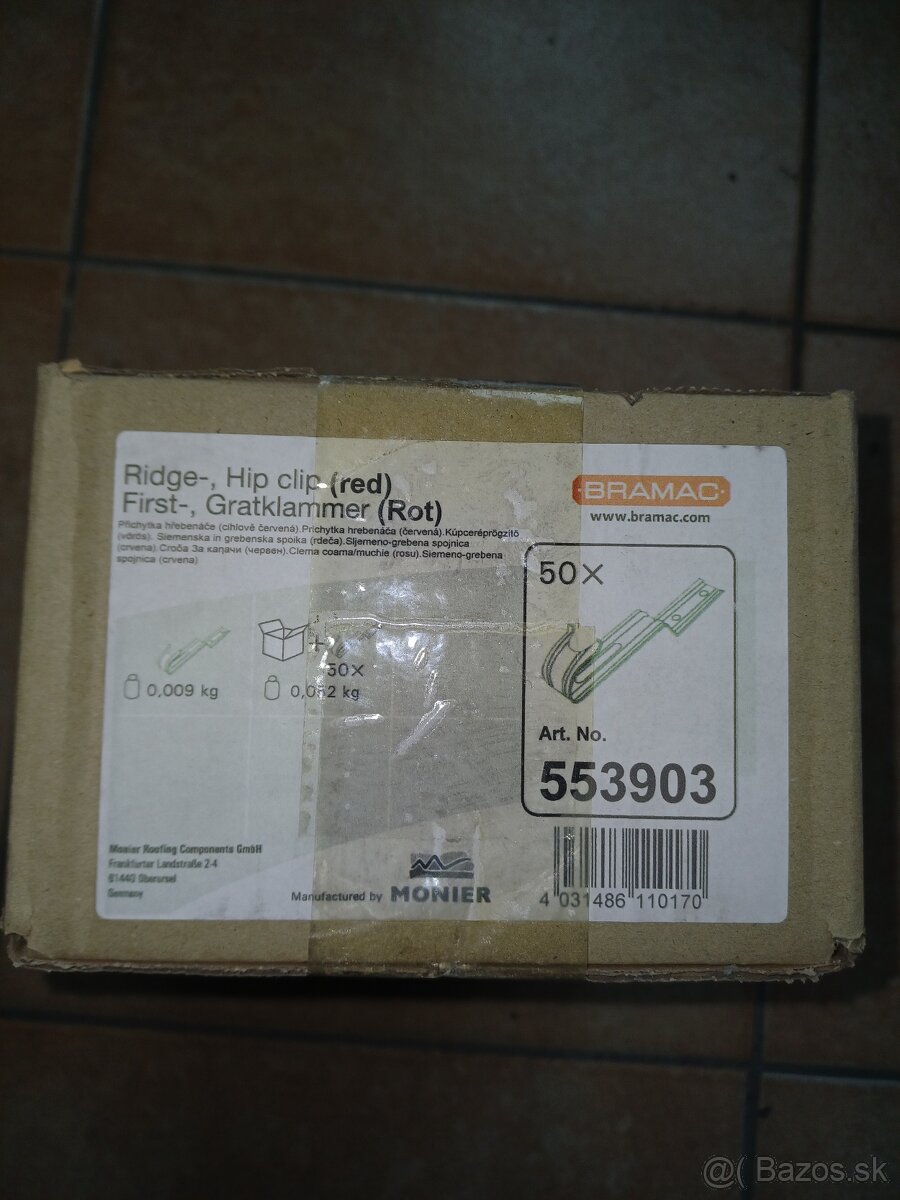 Bramac aerofirst,Durovent,uzaver hrebena,prichytky hrebenaca - 7