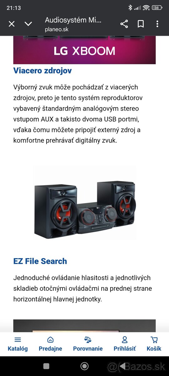 LG XBOOM CK 43 Audiosystém - 7