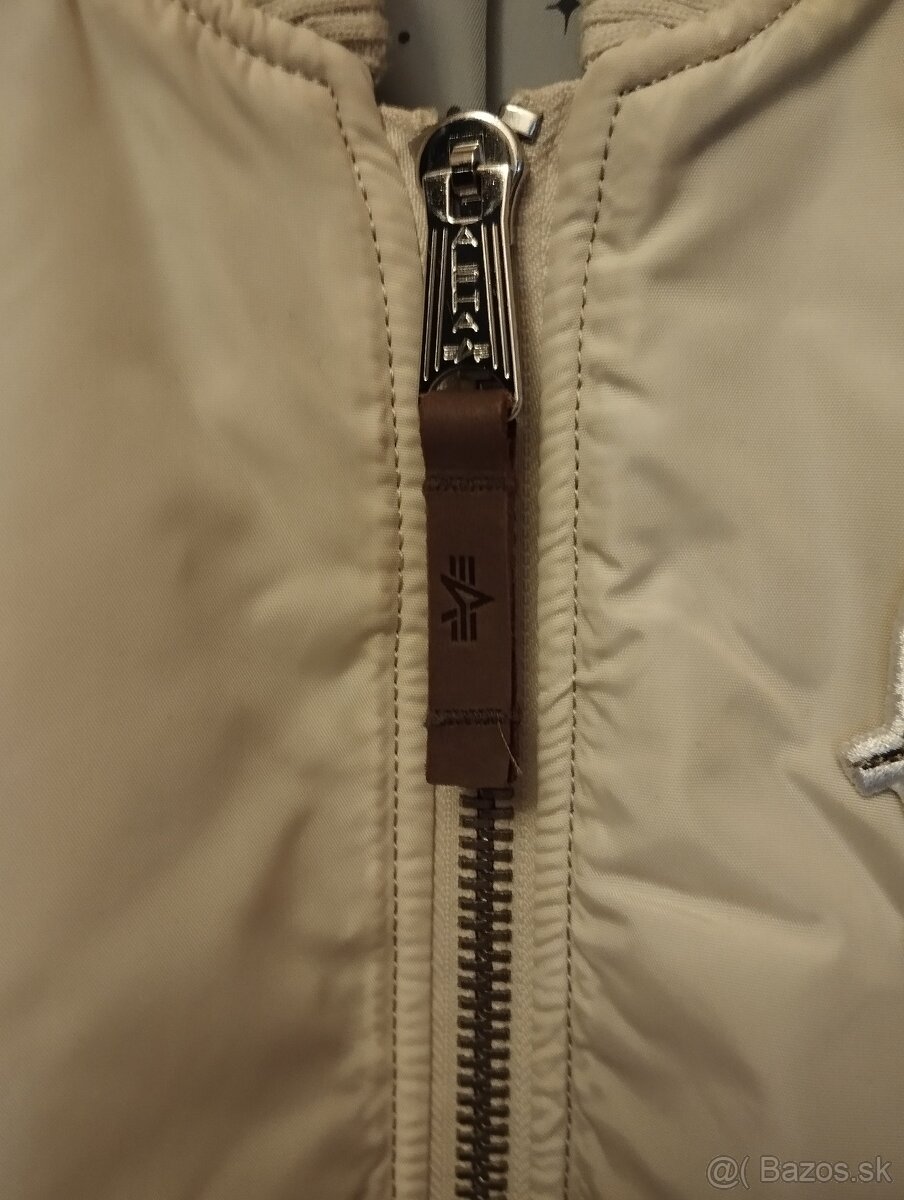 Predám pánska bombera bunda ALPHA INDUSTRIES NASA - 7