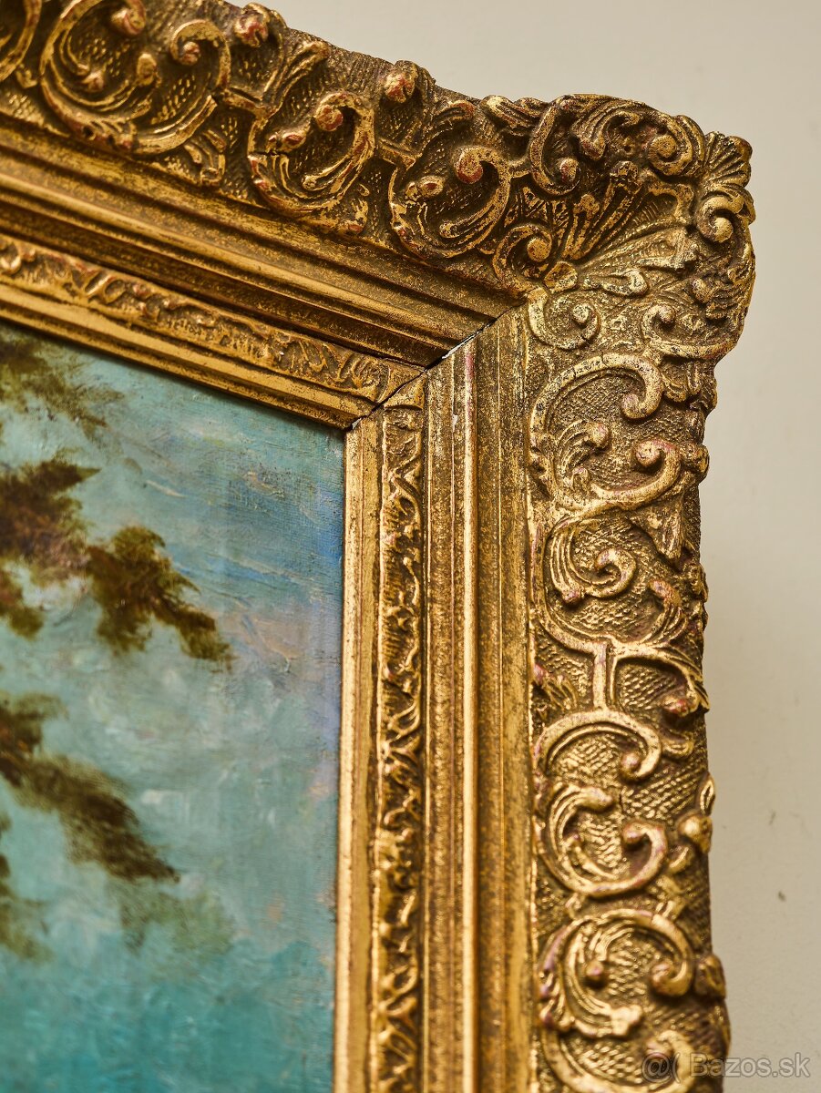 Výhľad do krajiny. Sign. 92 X 77 cm - 7