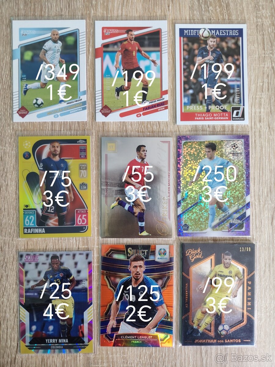 Limitované futbalové karty - 7