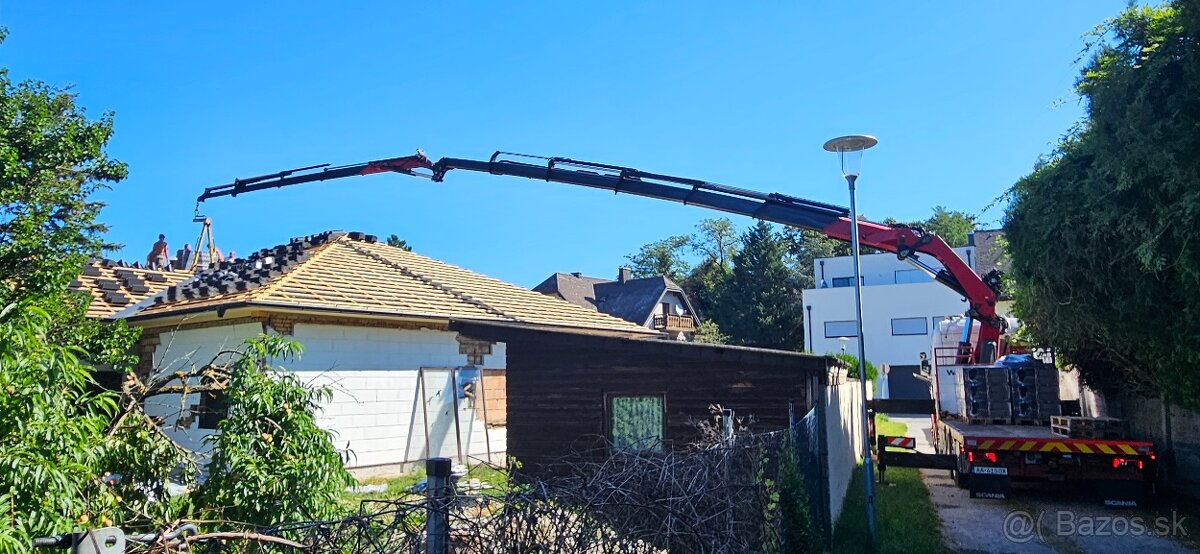 Autodoprava s hydraulickou rukou - 7