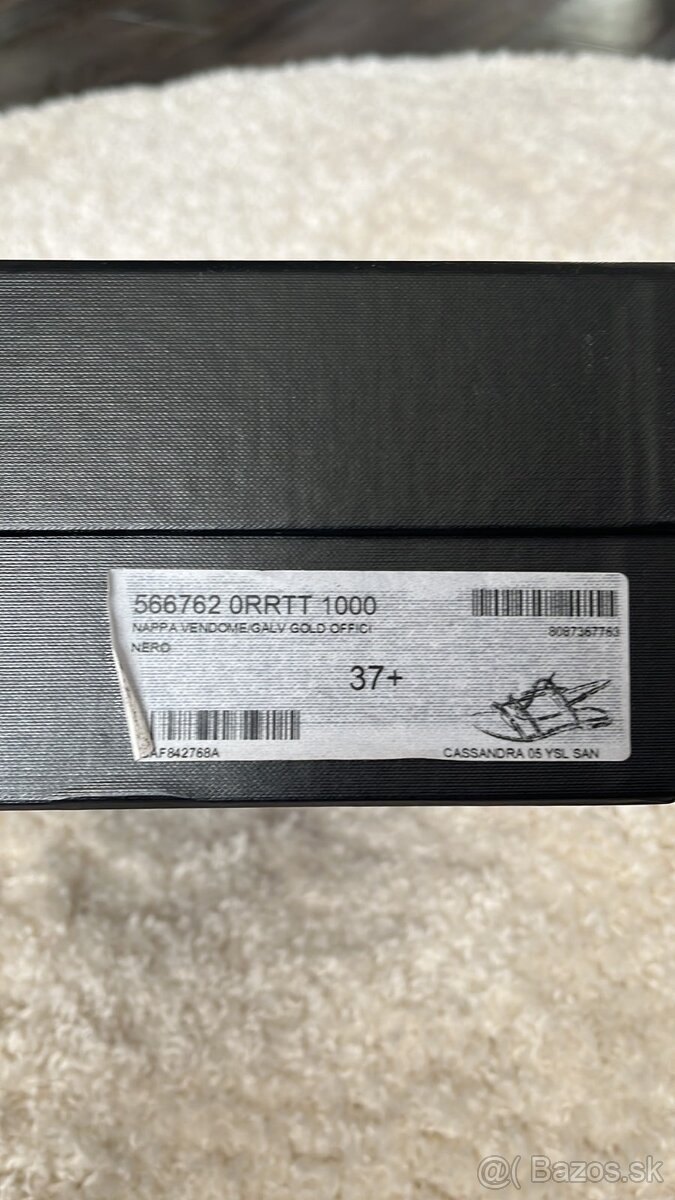 Čierne sandále Yves Saint Laurent - 7