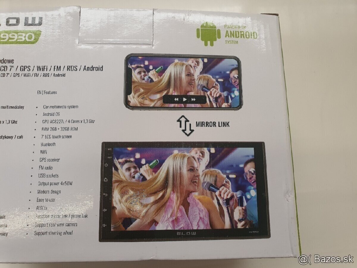 BLOW AVH-9930 - 2DIN, Bluetooth, WIFI, Android - 7