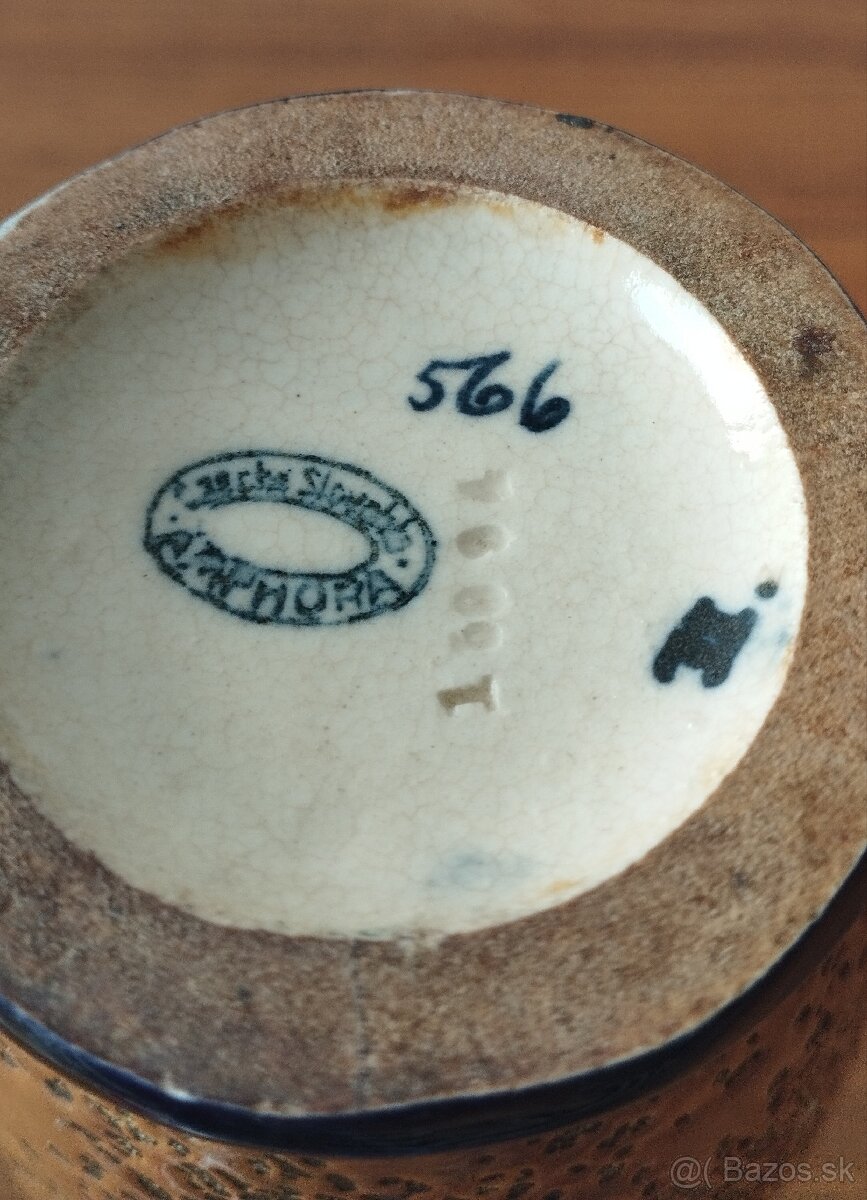 Starožitná keramická váza - AMPHORA - 7