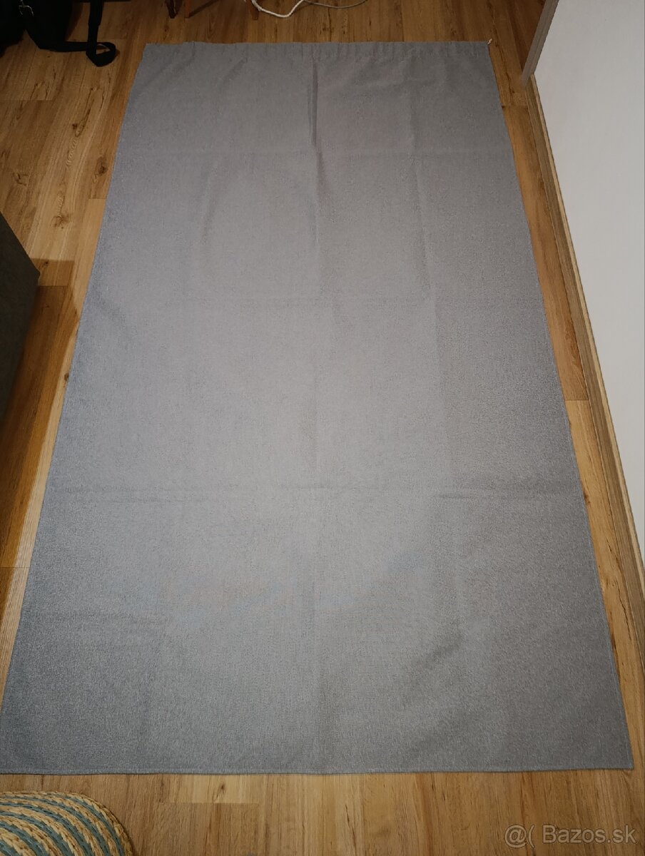 Sivé zatemňujúce závesy 2 ks - 7