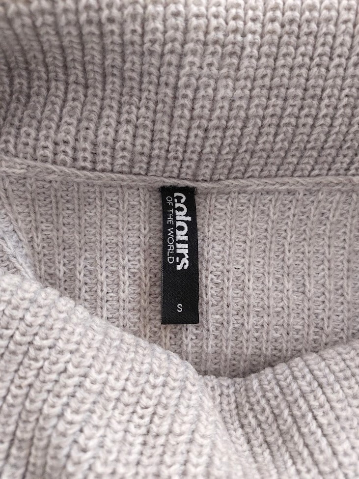 Kvalitny pulover s velkym rolakom S-M-L - 7