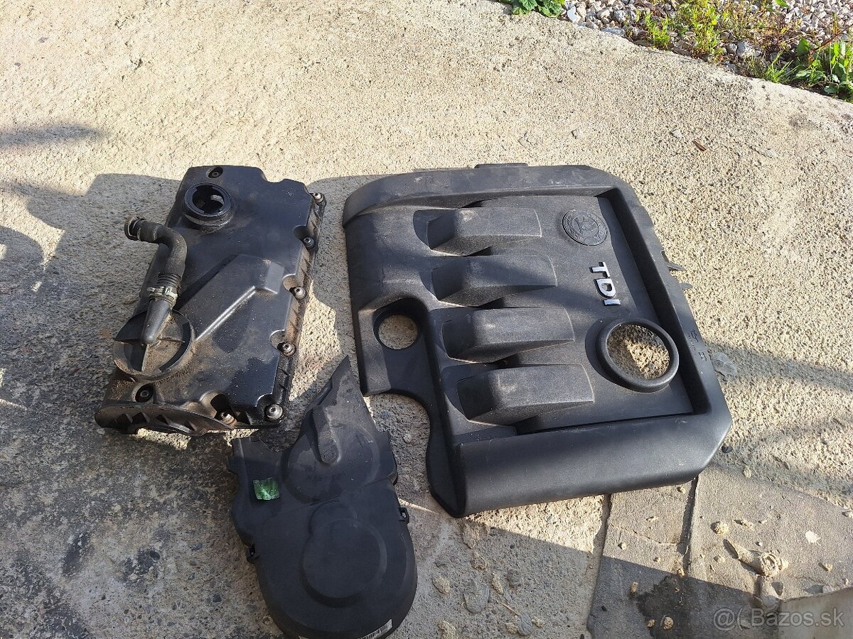 Predám olejovú vaňu a veko motora plus kryt - 7