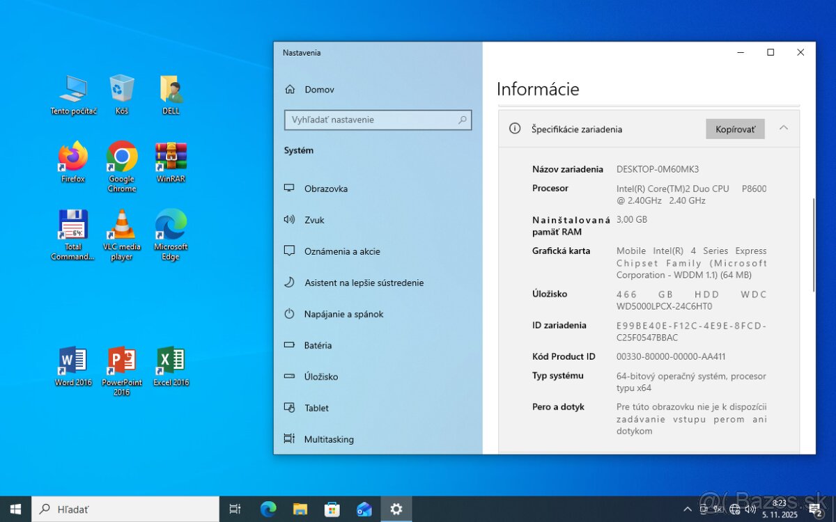 Notebook Dell Latitude E6400 - 7