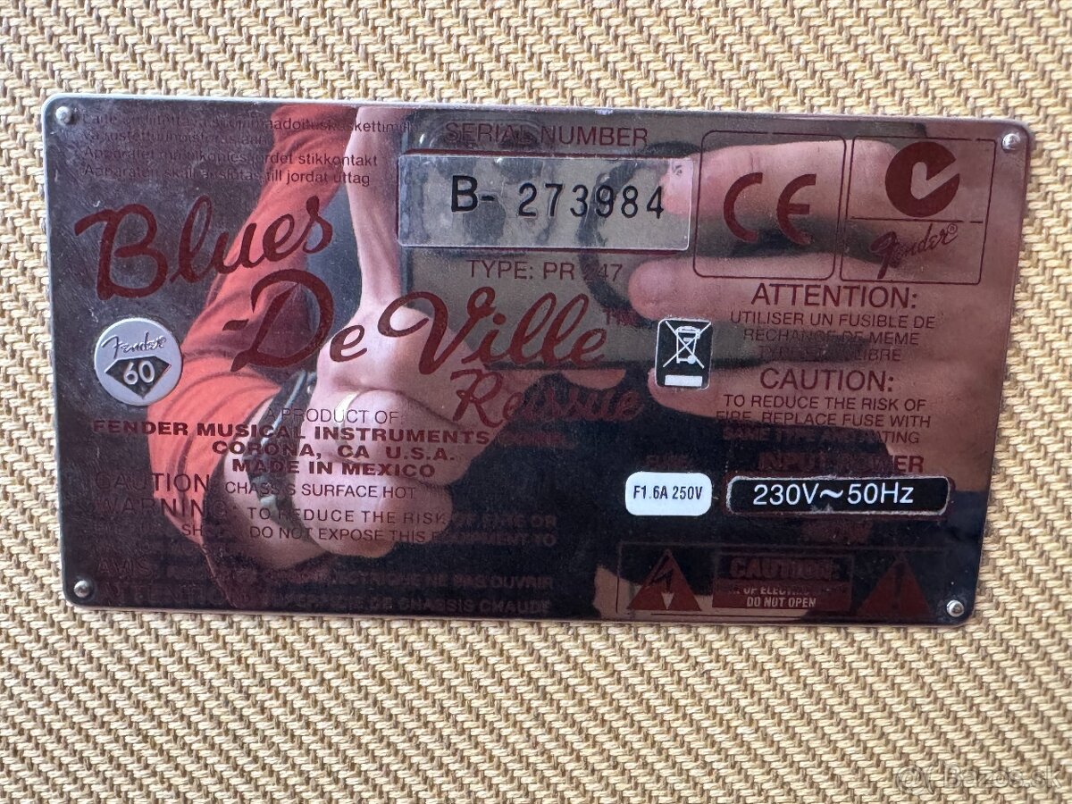 Fender Blues Deville 4x10 - 7