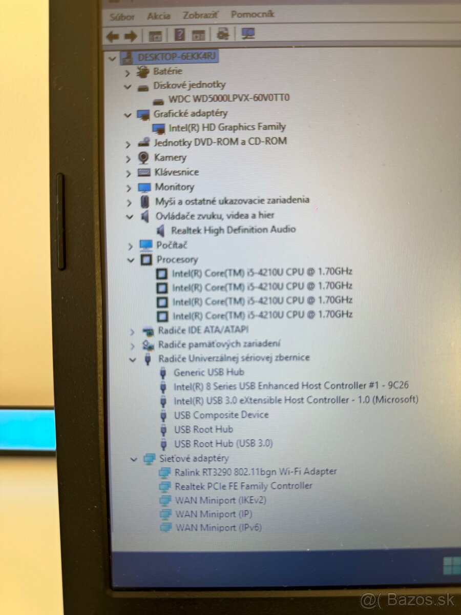 Šikovný notebook HP 250 G3 - 7