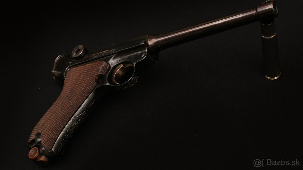 Pištoľ P08 Parabellum kaliber 9mm - nová hlaveň - 7