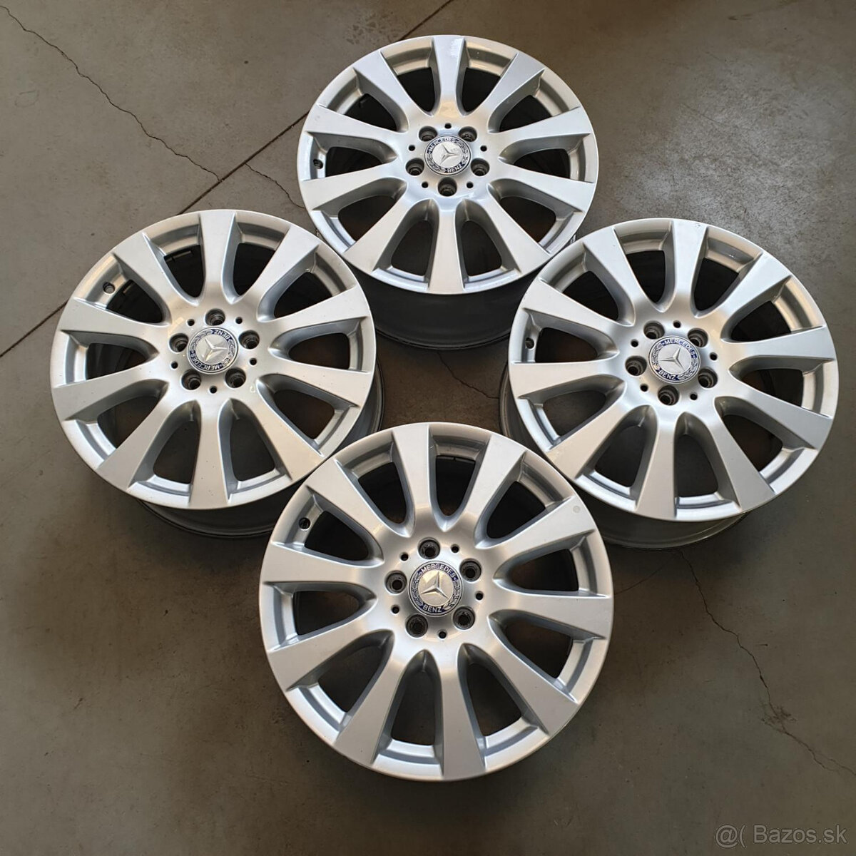 Hliníkové Mercedes disky 5x114.3 R18 8J ET67 - 7