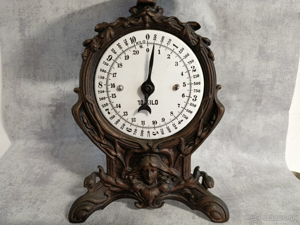Velmi pěkné jednomiskové figuralné 10kg váhy do sbierky - 7