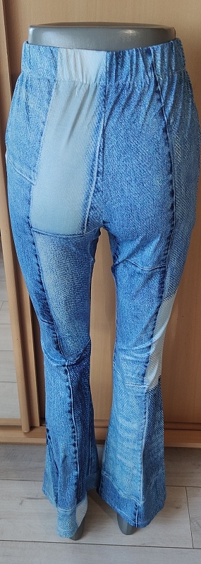 široke dámske nohavice S - 7