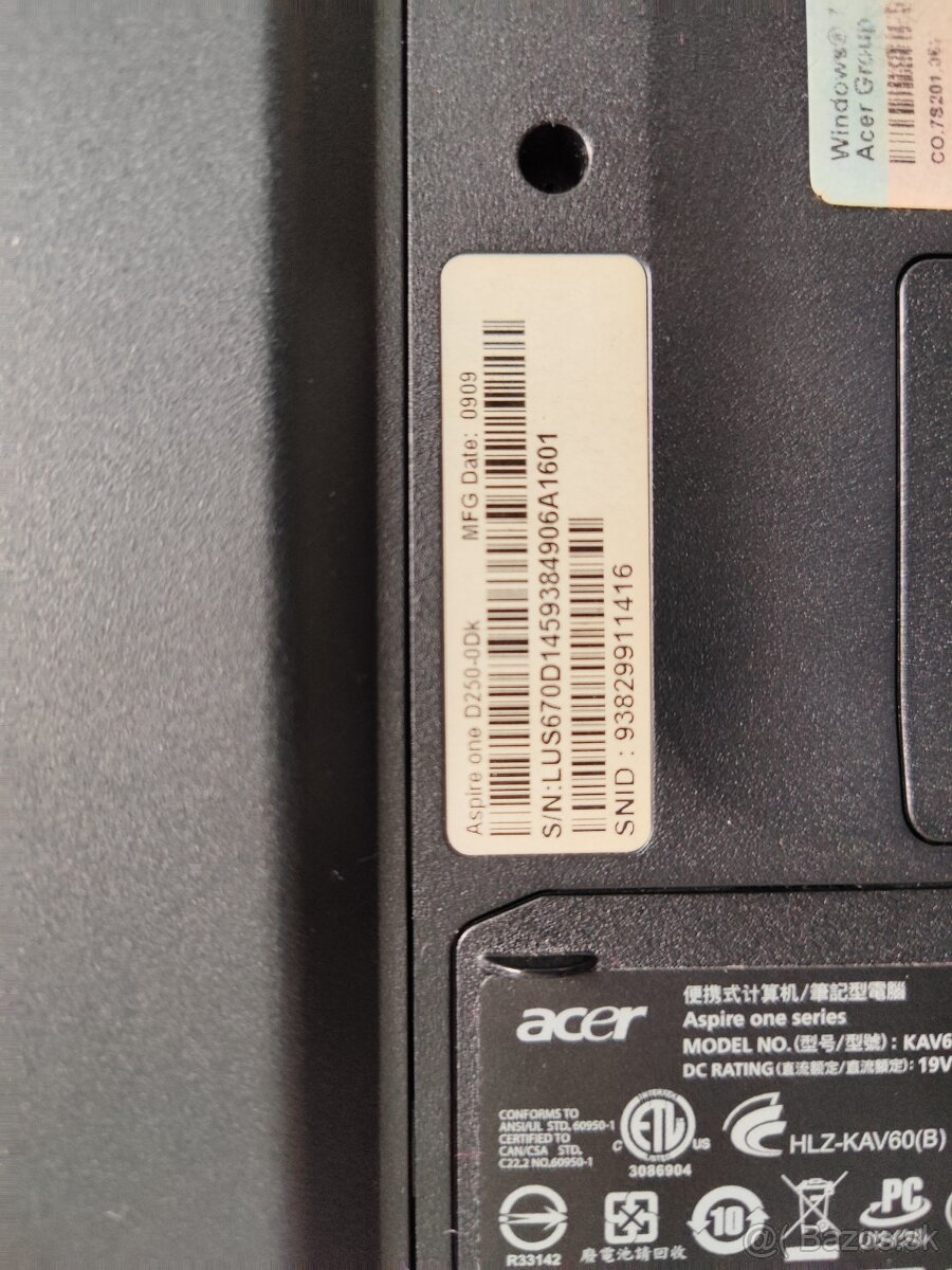 ACER Aspire One D250-0Dk - 7