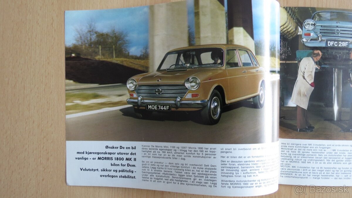 Prospekty Hillman, Ford Anglia, Austin, Morris, MG. - 7