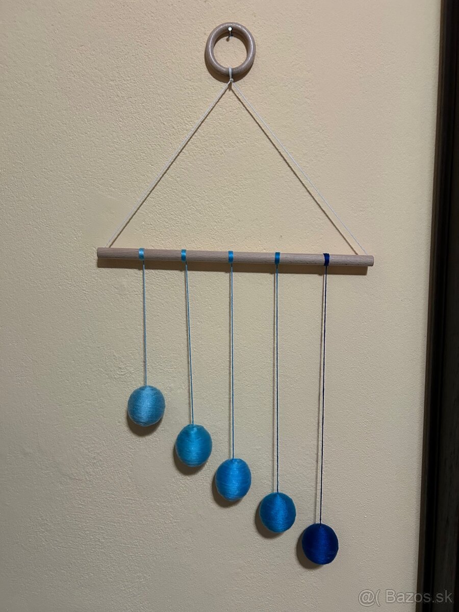 Montessori Gobbi Mobile – ručne vyrobený záves pre bábätká - 7