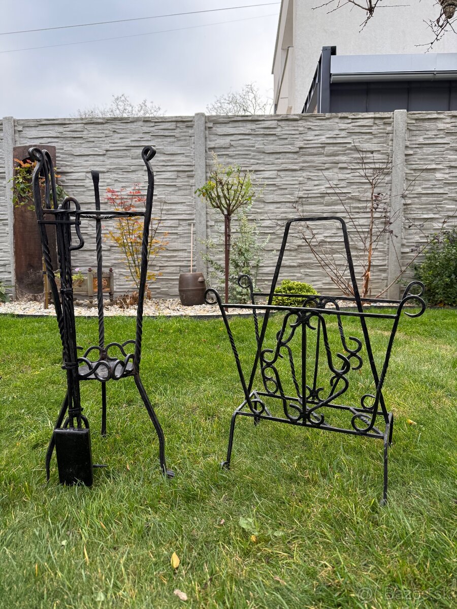 Kované náradie ku krbu - 7