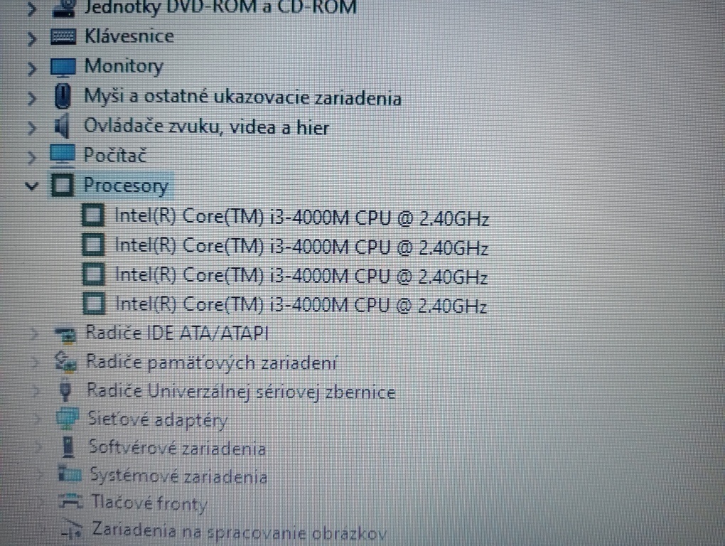 predám Fujitsu Lifebook A544-Intel corei3 -4gb ram -bez bat. - 7
