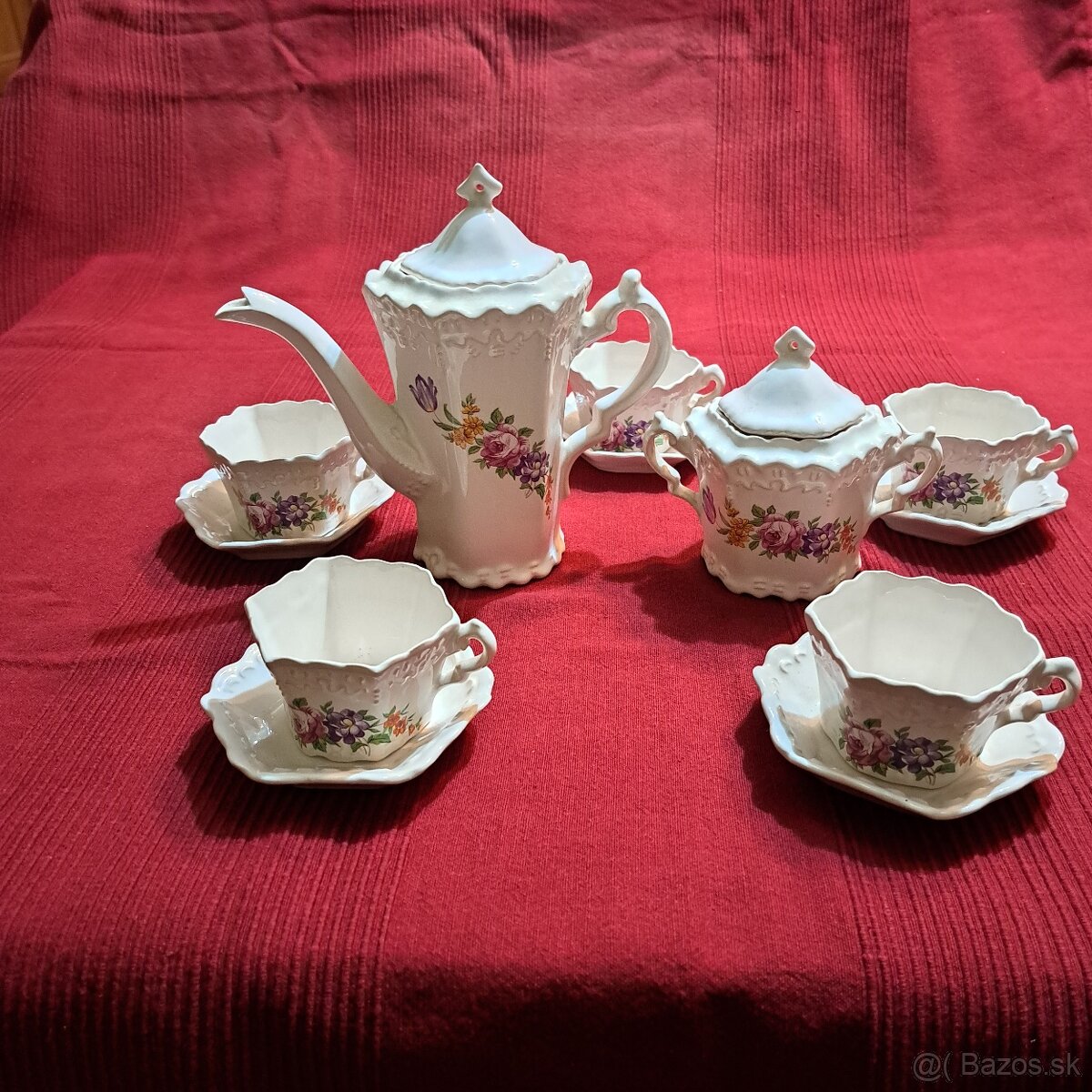 Starožitná čajová súprava SLOVAKIA - 7