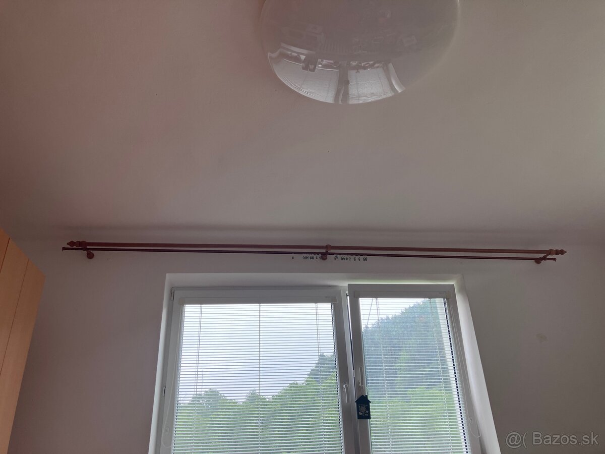 Garnize dvojite 320cm 4 kusy buk a zlaty dub - 7