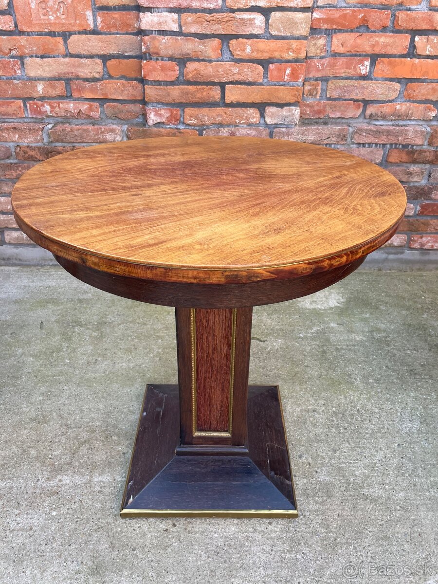 Art deco set 4 stoličky + stôl - 7