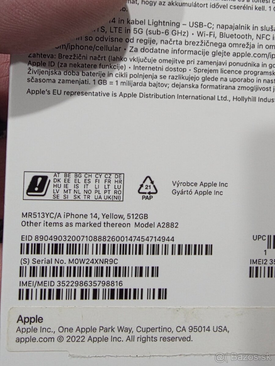 iPhone 14 512GB Yellow - 7