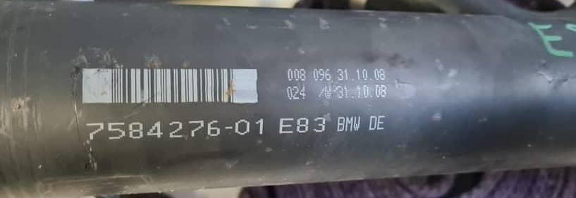 BMW X3 E83, X5 E70, X1 F48 kardan - 7