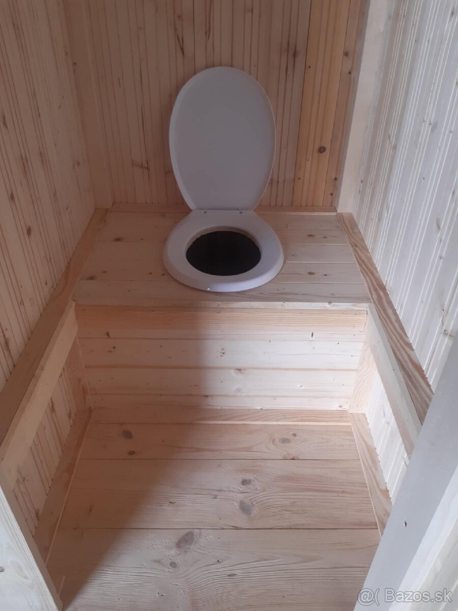 Drevená latrína / suché WC - 7