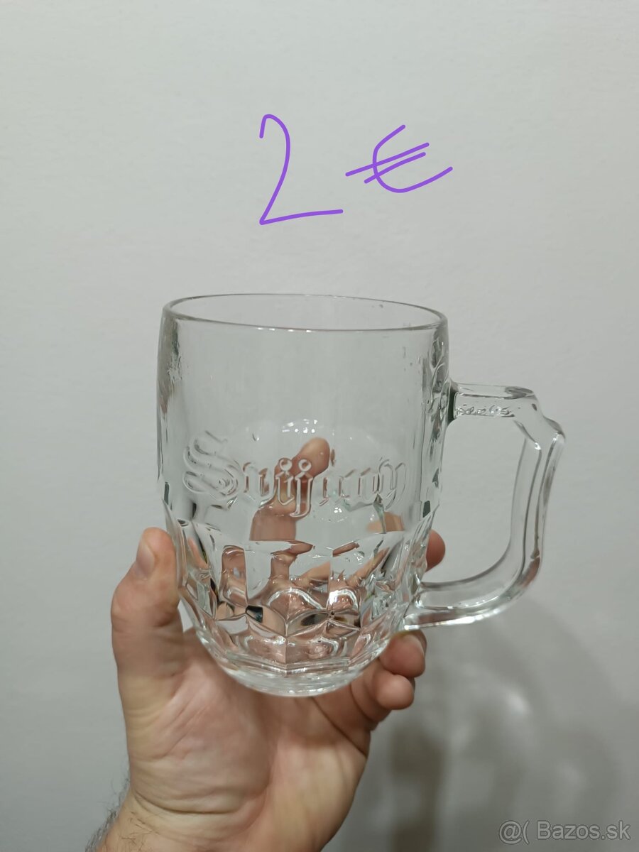 České pivové poháre 1 - 7